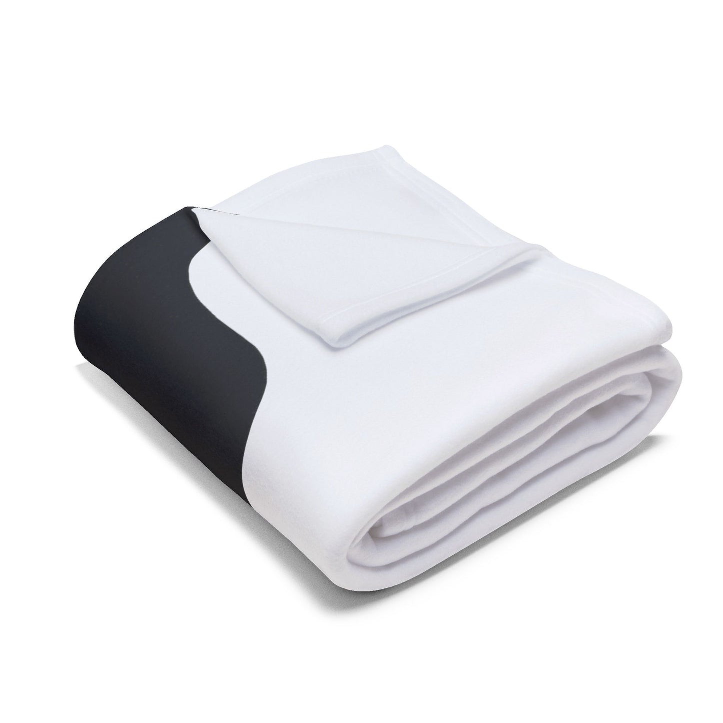 Newfie Silhouette Arctic Fleece Blanket