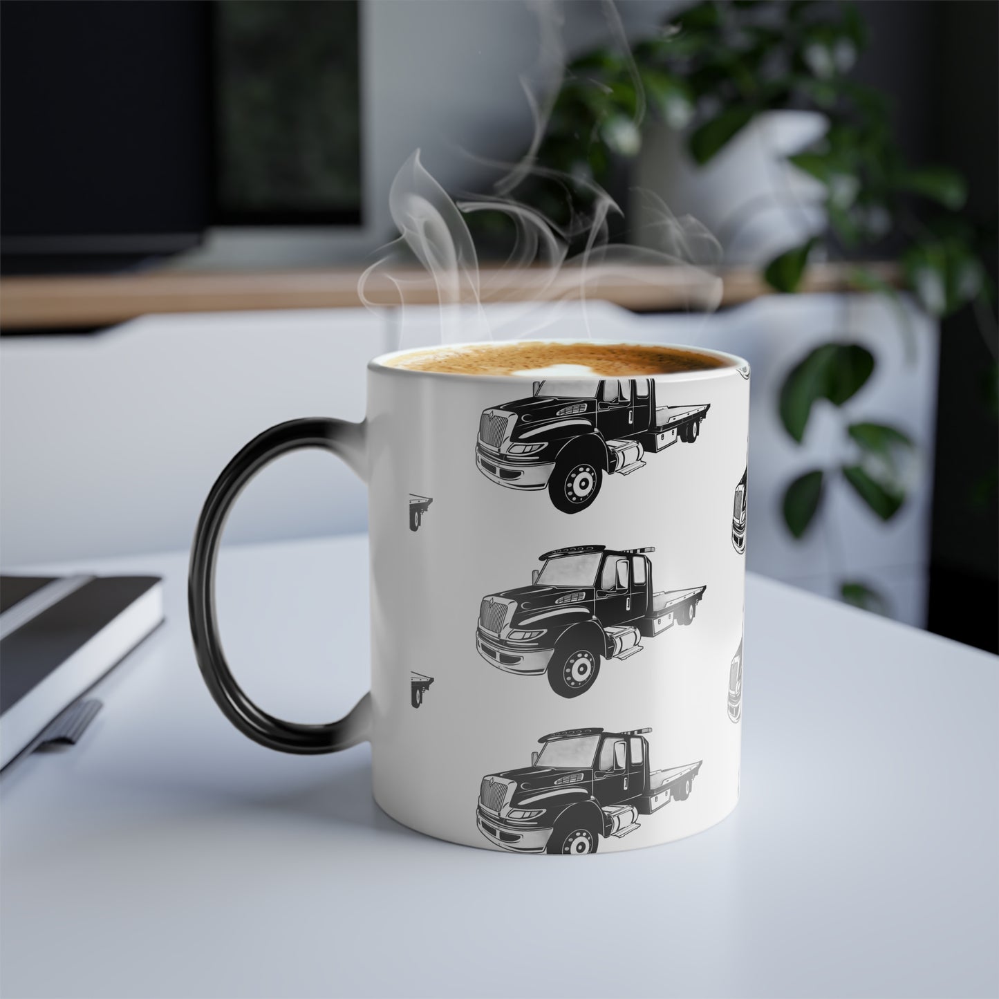 Flatbed Tow Truck Color Changing Mug