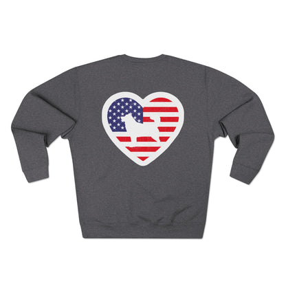 Malamute Flag Unisex Crewneck Sweatshirt