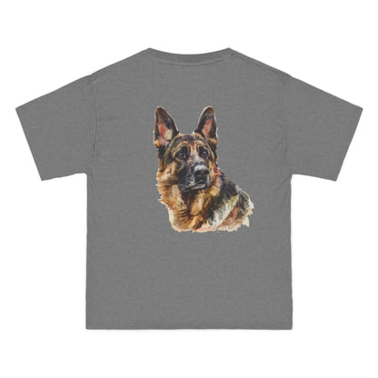 German Shepherd Head Men's Short-Sleeve Crewneck Tee