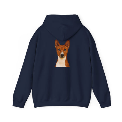 Basenji Head Unisex Hoodie