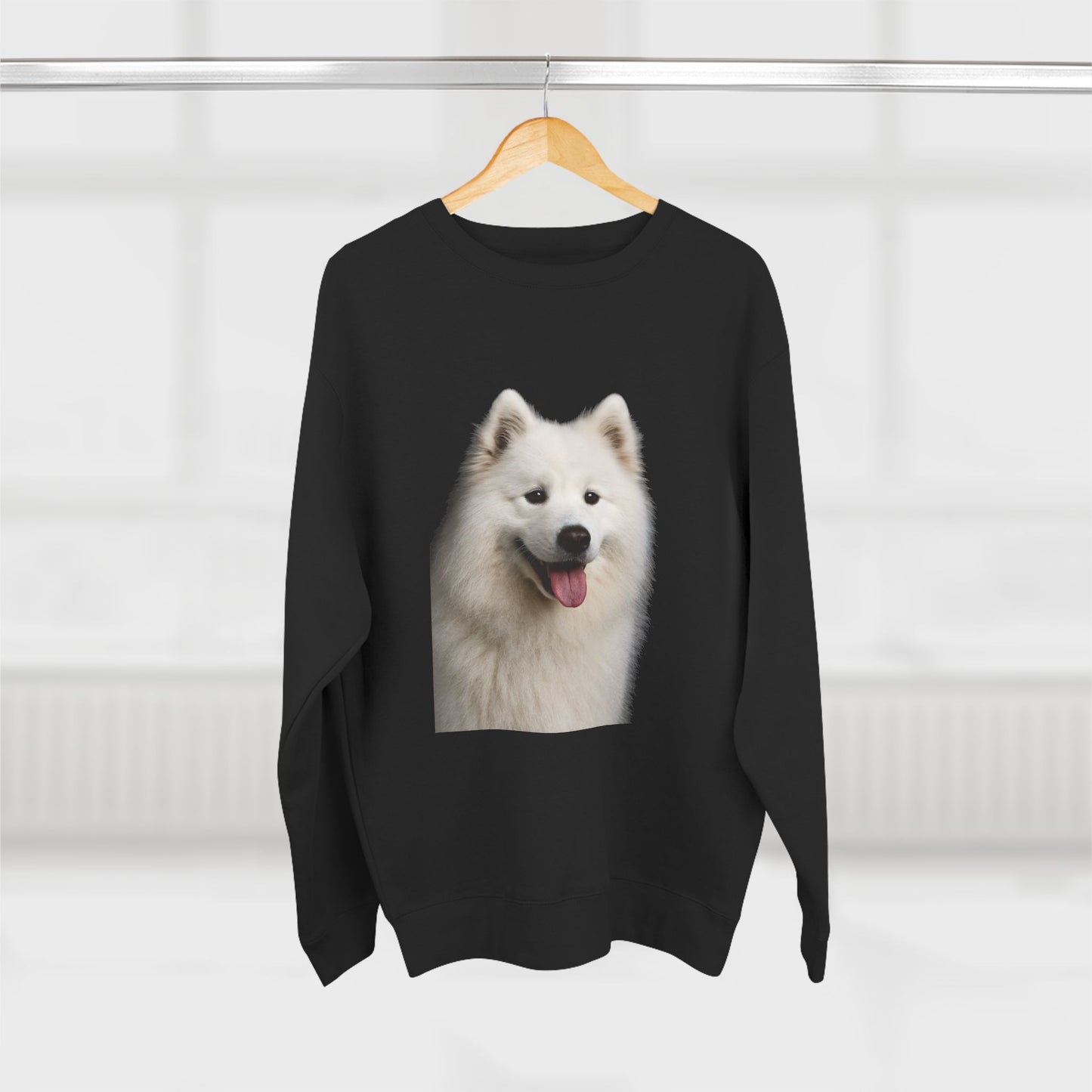Samoyed Head Unisex Crewneck Sweatshirt