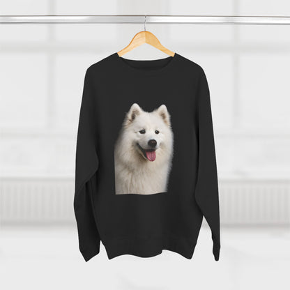 Samoyed Head Unisex Crewneck Sweatshirt