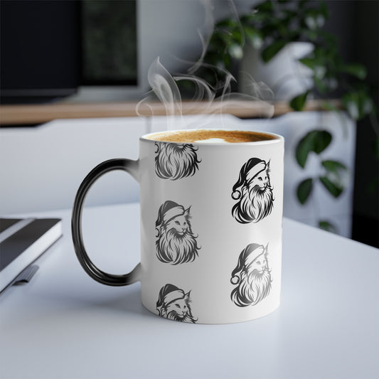 Santa Paws Cat Color Changing Mug
