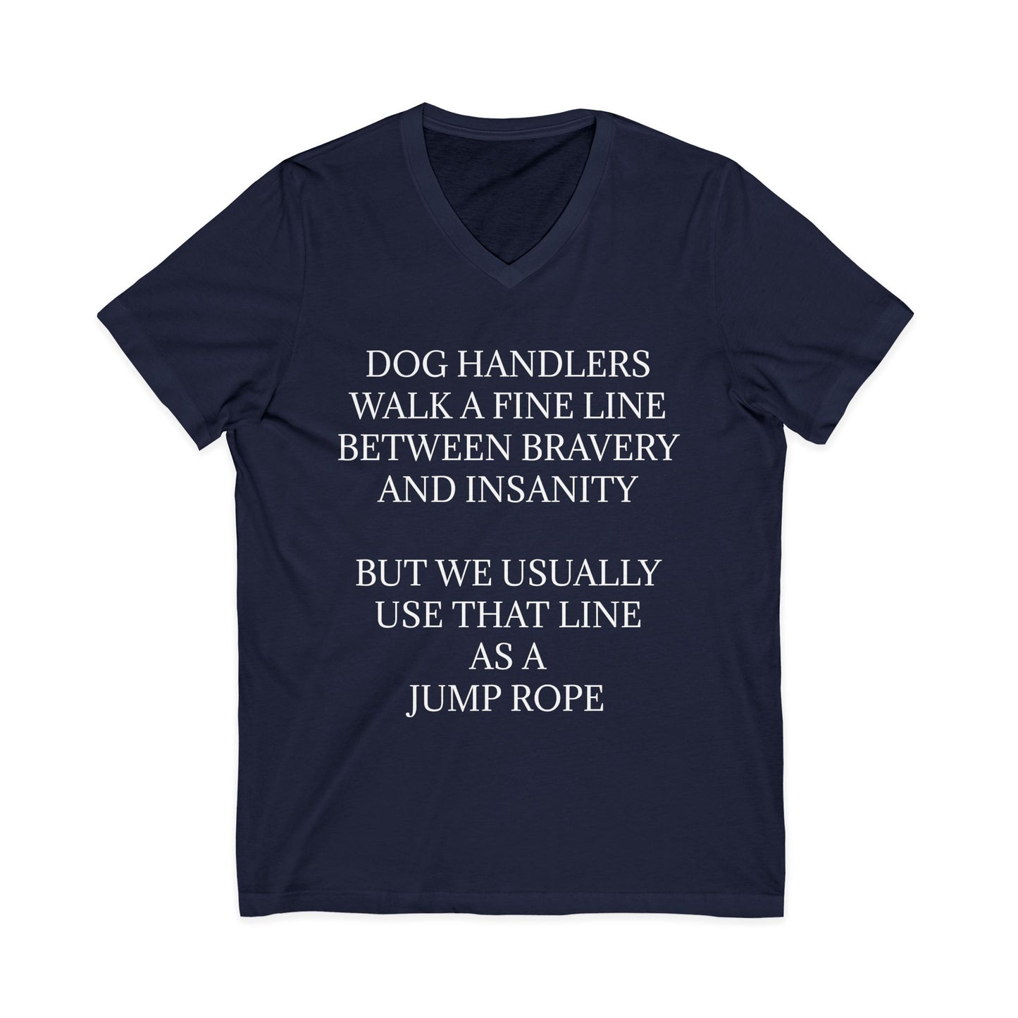 Jump Rope Unisex Short Sleeve V-Neck Tee