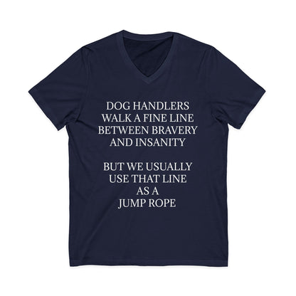 Jump Rope Unisex Short Sleeve V-Neck Tee