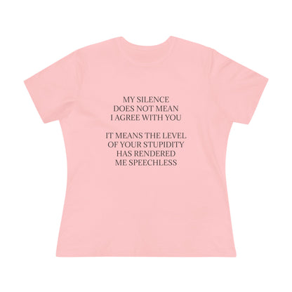 Speechless Women's Short Sleeve Crewneck Tee