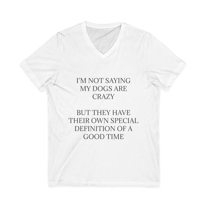 Special Definition Unisex Short Sleeve V-Neck Tee