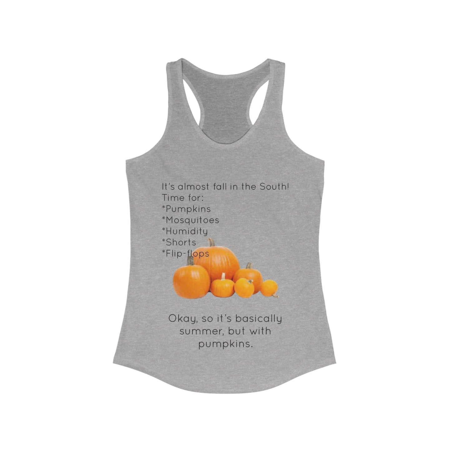 Fall In The South Women's Racerback Tank