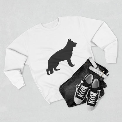 German Shepherd Silhouette Unisex Crewneck Sweatshirt