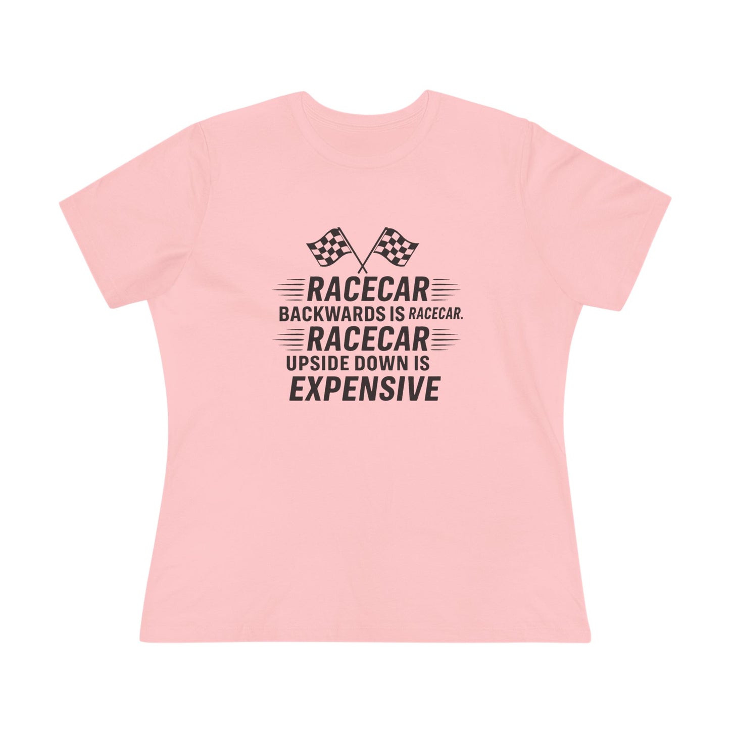 Racecar Backwards Women's Short Sleeve Crewneck Tee
