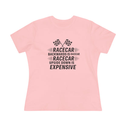 Racecar Backwards Women's Short Sleeve Crewneck Tee