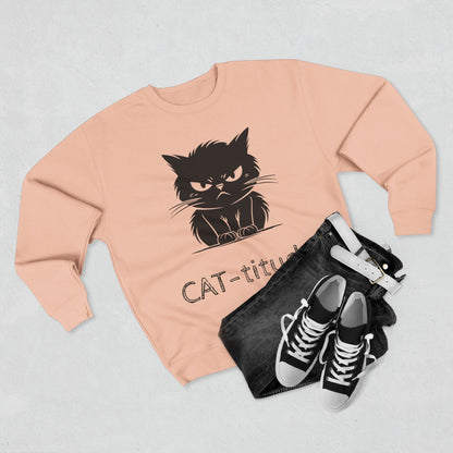 CAT-titude Unisex Crewneck Sweatshirt