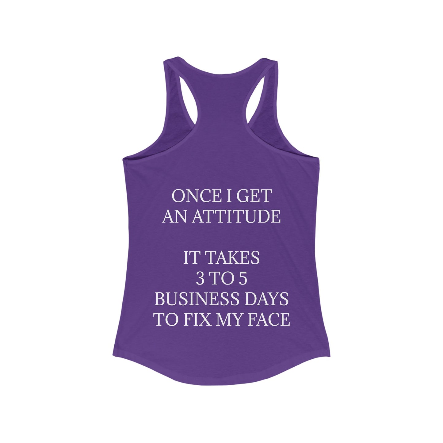 Fix My Face Women's Racerback Tank
