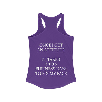 Fix My Face Women's Racerback Tank