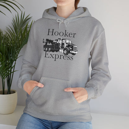 H**ker Express Heavy Tow Truck Unisex Hoodie