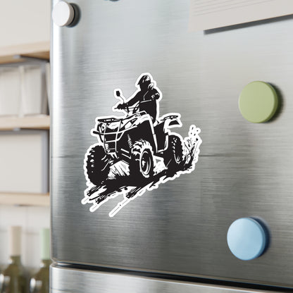 Slingin' Mud Quad Vinyl Decal