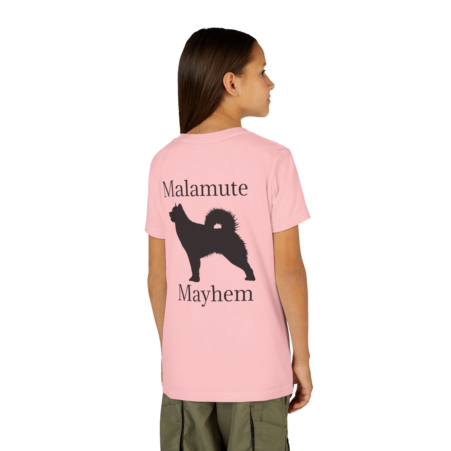 Malamute Mayhem Youth Unisex Short Sleeve Crewneck Tee