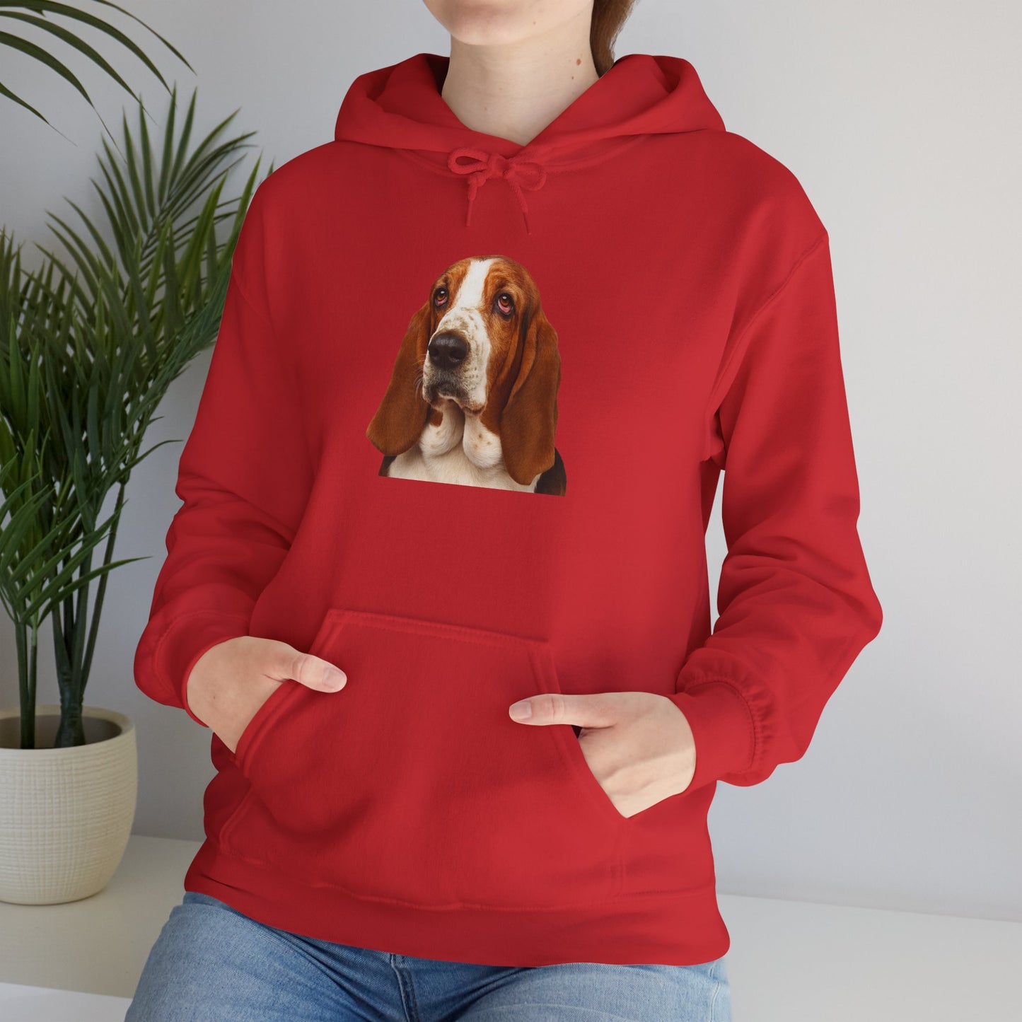 Basset Head Unisex Hoodie