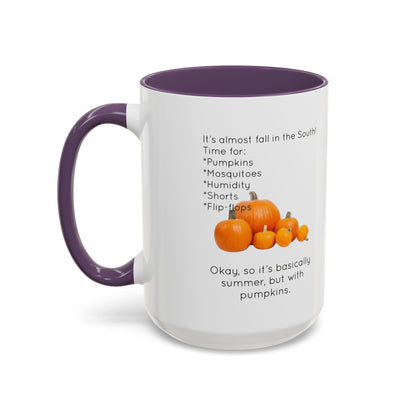 Fall In The South 2-Tone Coffee Mug
