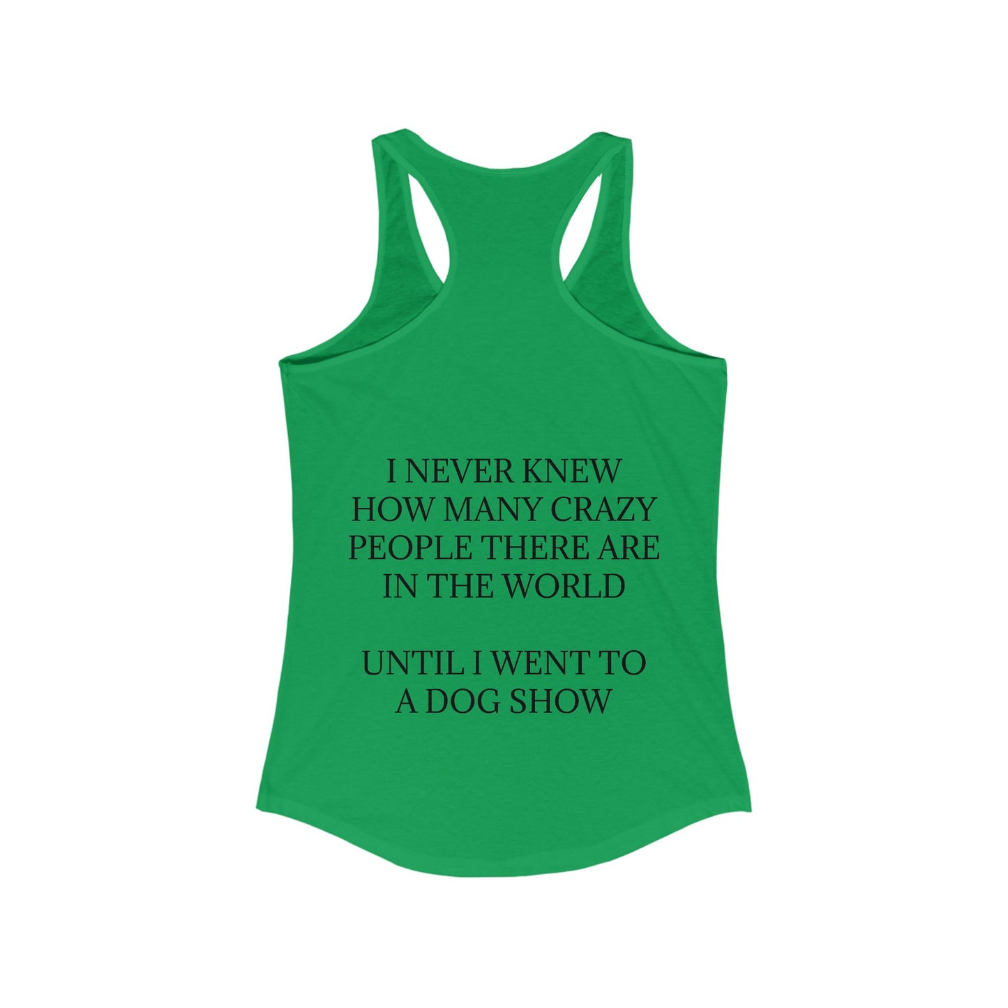 Never Knew Women's Racerback Tank