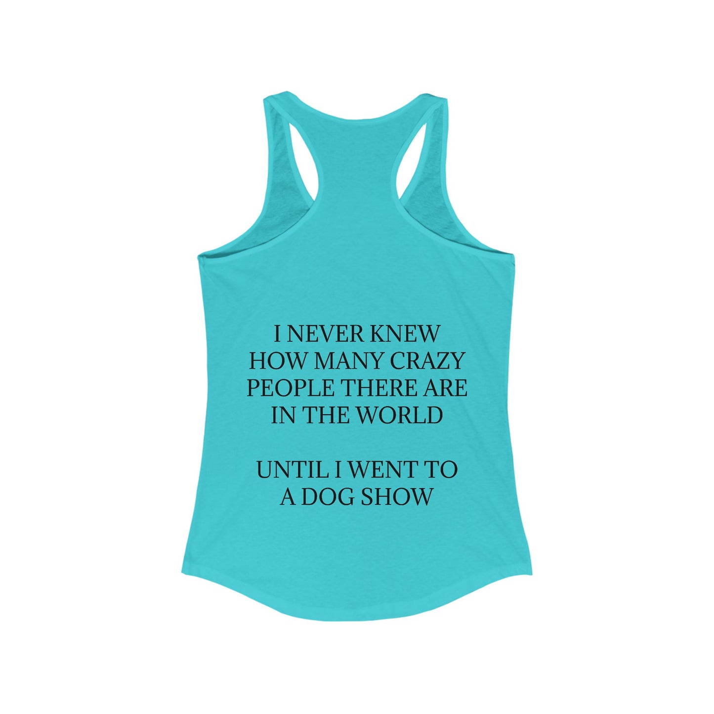 Never Knew Women's Racerback Tank