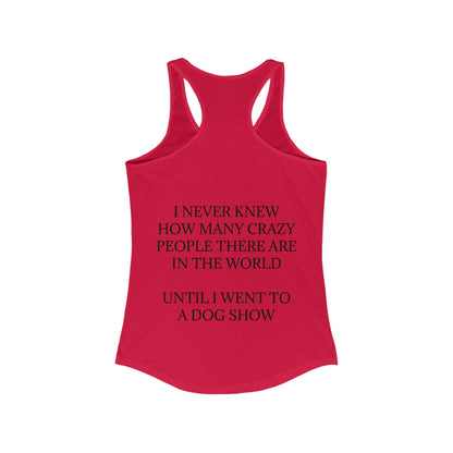 Never Knew Women's Racerback Tank