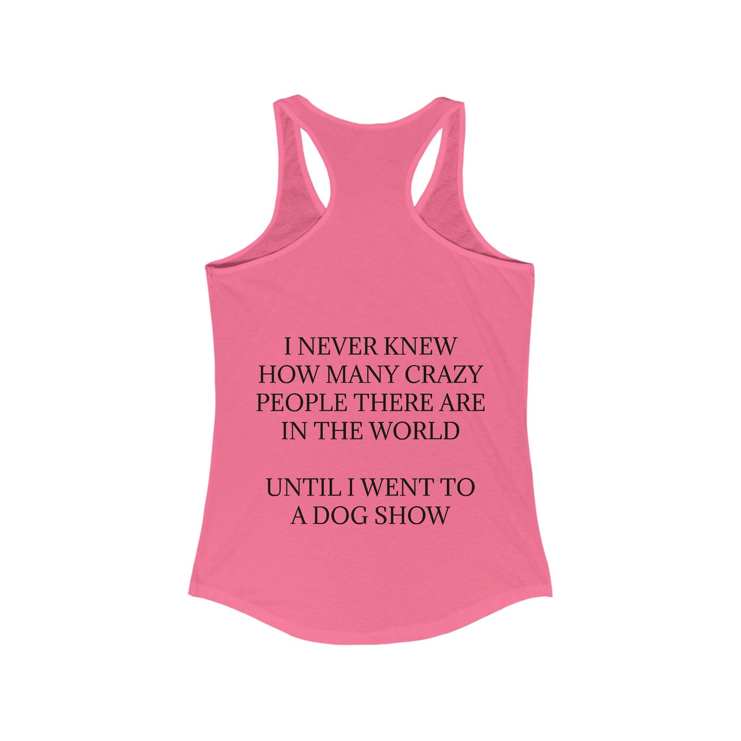 Never Knew Women's Racerback Tank