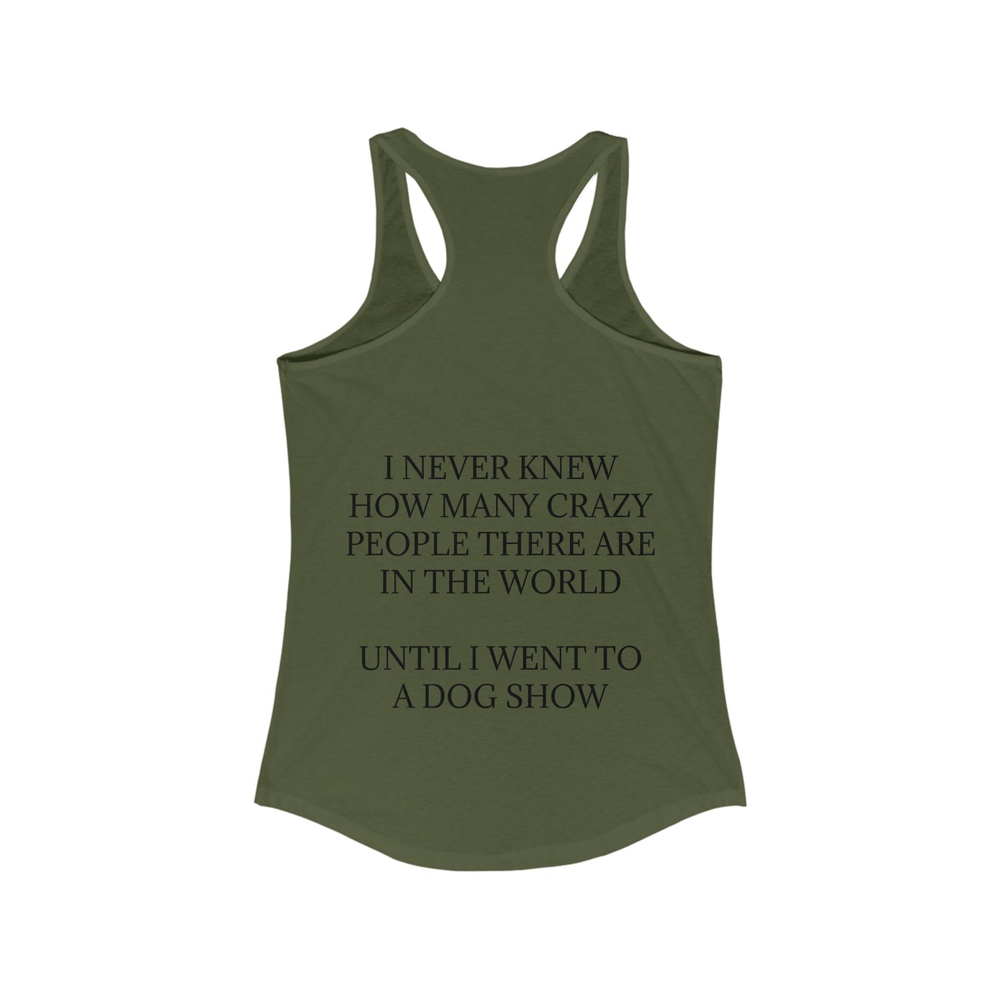 Never Knew Women's Racerback Tank