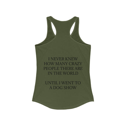 Never Knew Women's Racerback Tank