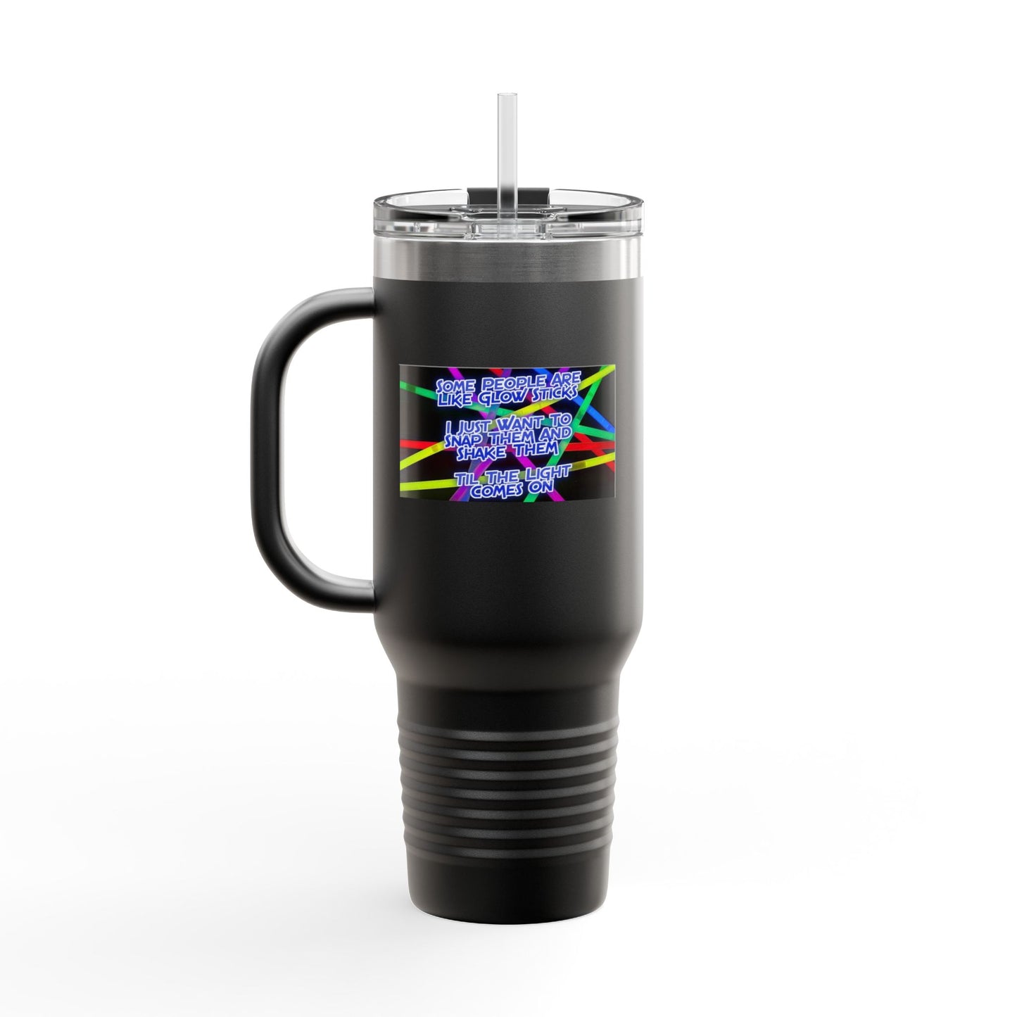 Glow Sticks Insulated Travel Mug