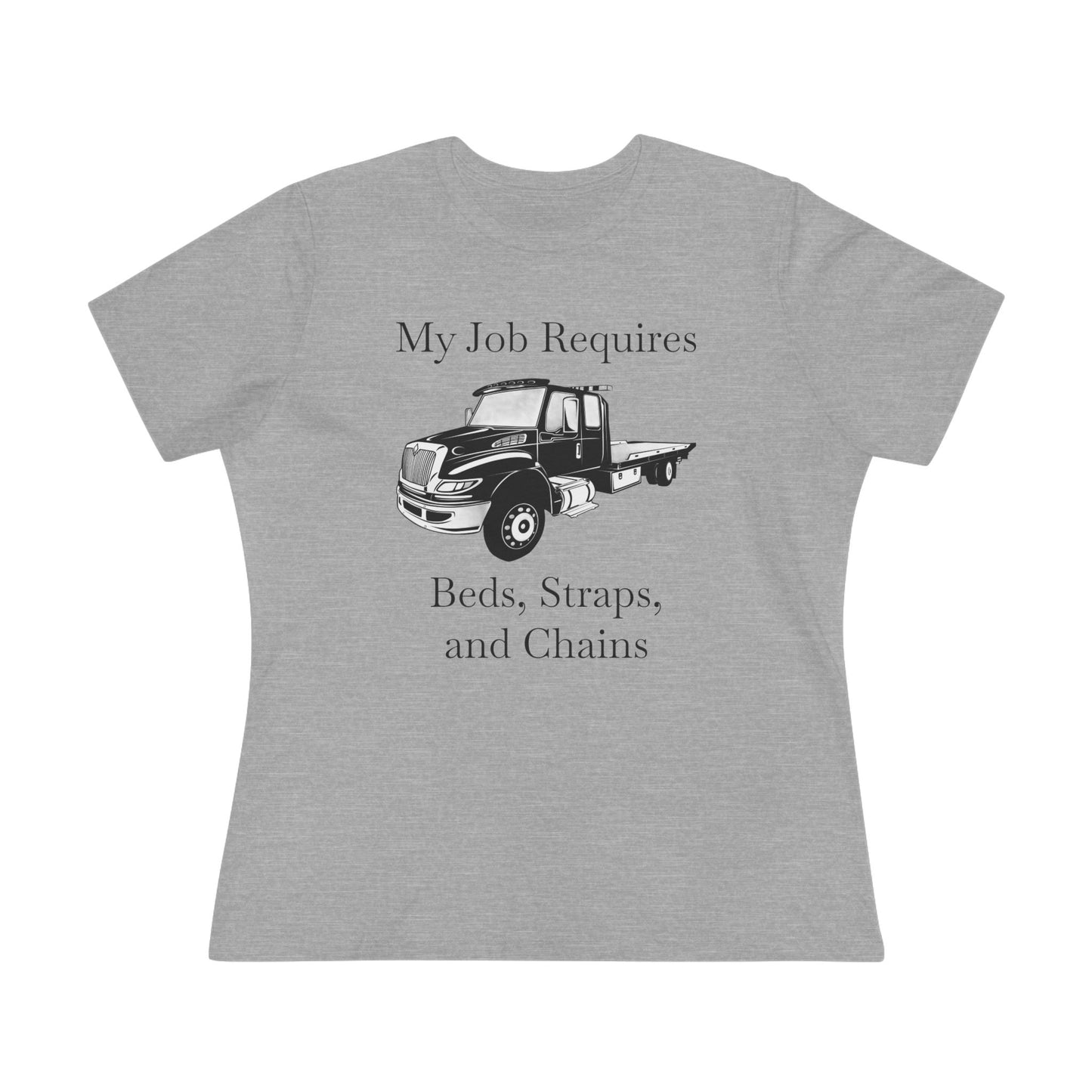 Beds, Straps, And Chains Women's Short Sleeve Crewneck Tee
