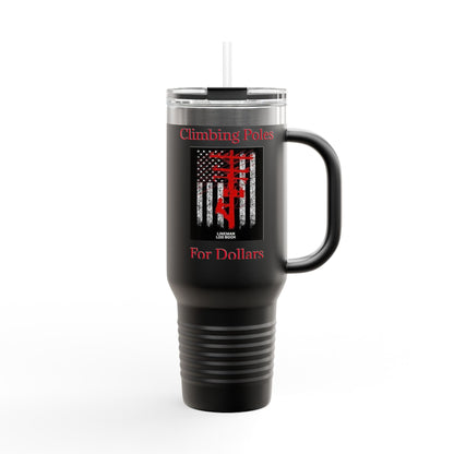 Climbing Poles Insulated Travel Mug