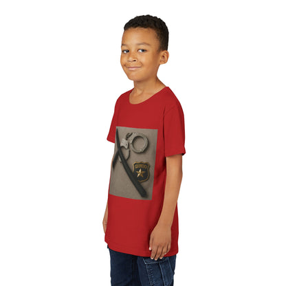 Law Enforcement Appreciation Youth Unisex Short Sleeve Crewneck Tee