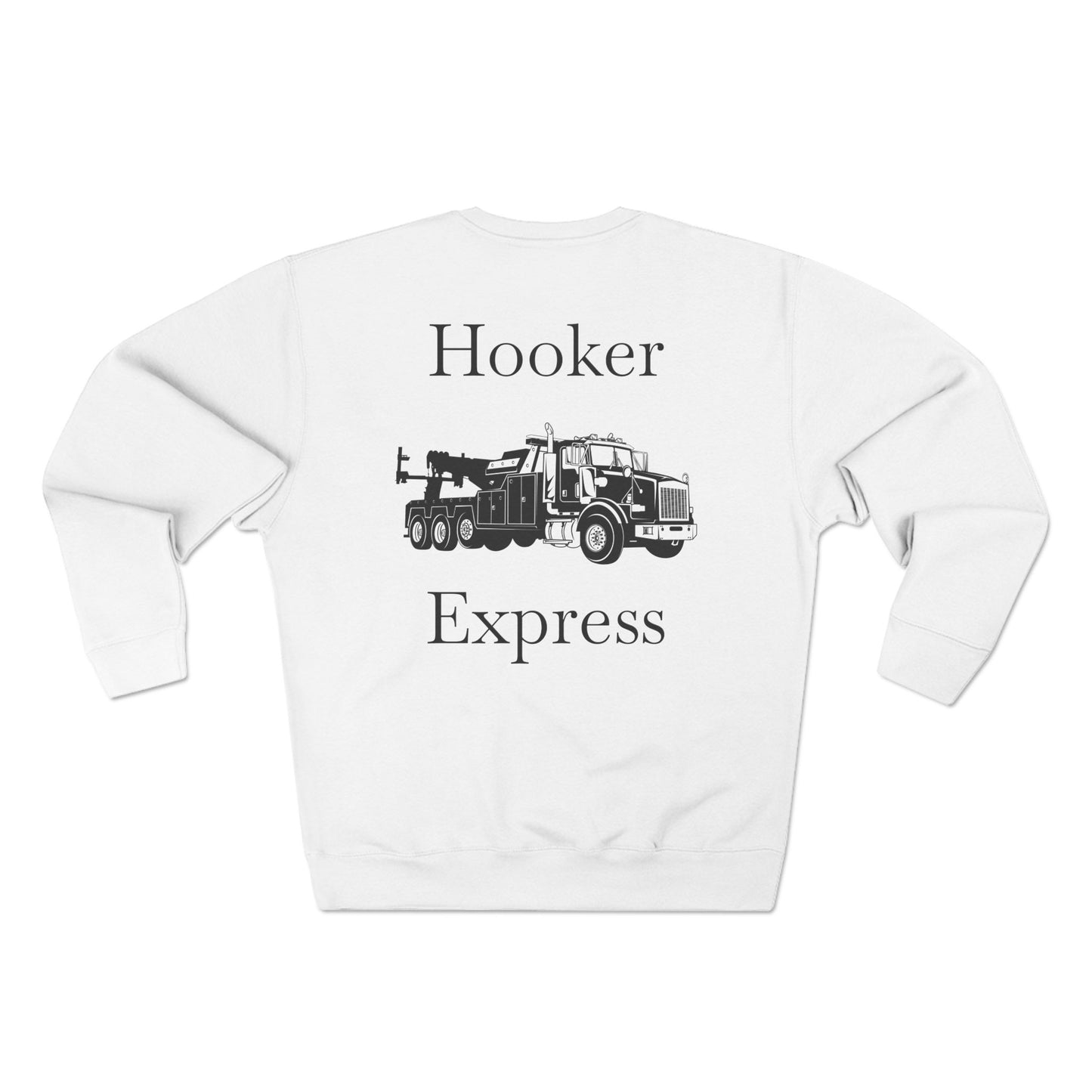 H**ker Express Heavy Tow Truck Unisex Crewneck Sweatshirt