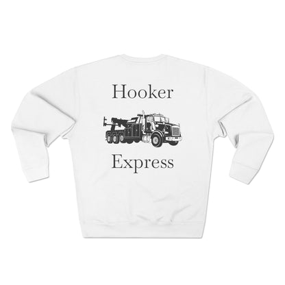 H**ker Express Heavy Tow Truck Unisex Crewneck Sweatshirt
