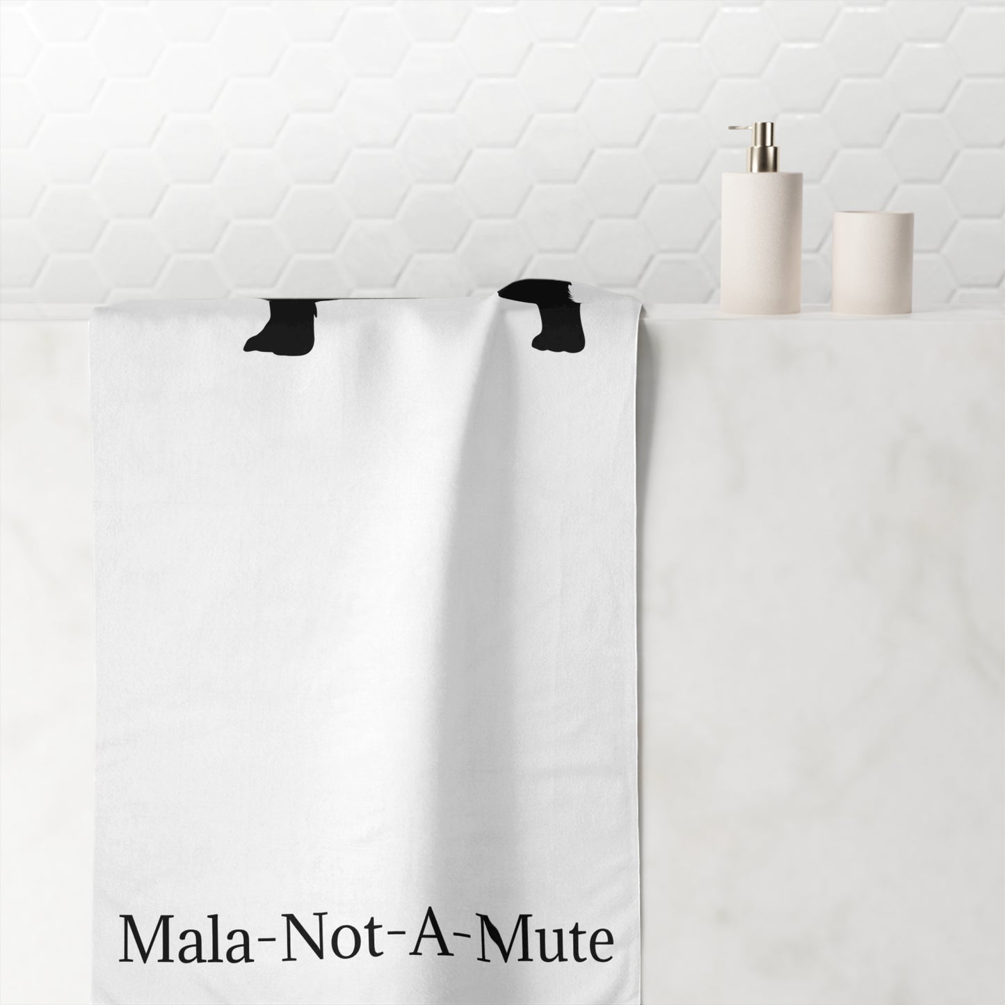 Mala-Not-A-Mute Mink-Cotton  Beach Towel