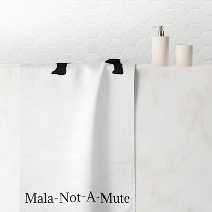 Mala-Not-A-Mute Mink-Cotton  Beach Towel