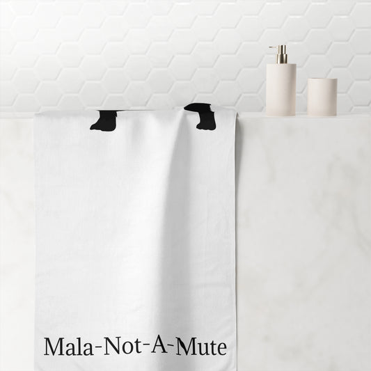 Mala-Not-A-Mute Mink-Cotton  Beach Towel