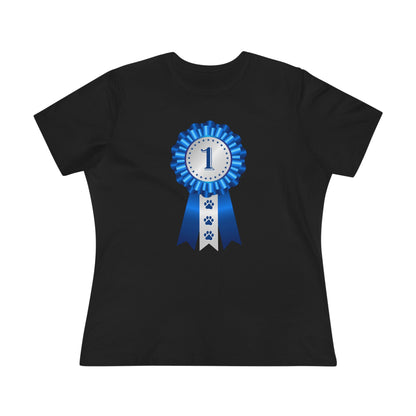 Show Ribbon Women's Short Sleeve Crewneck Tee