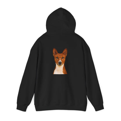 Basenji Head Unisex Hoodie