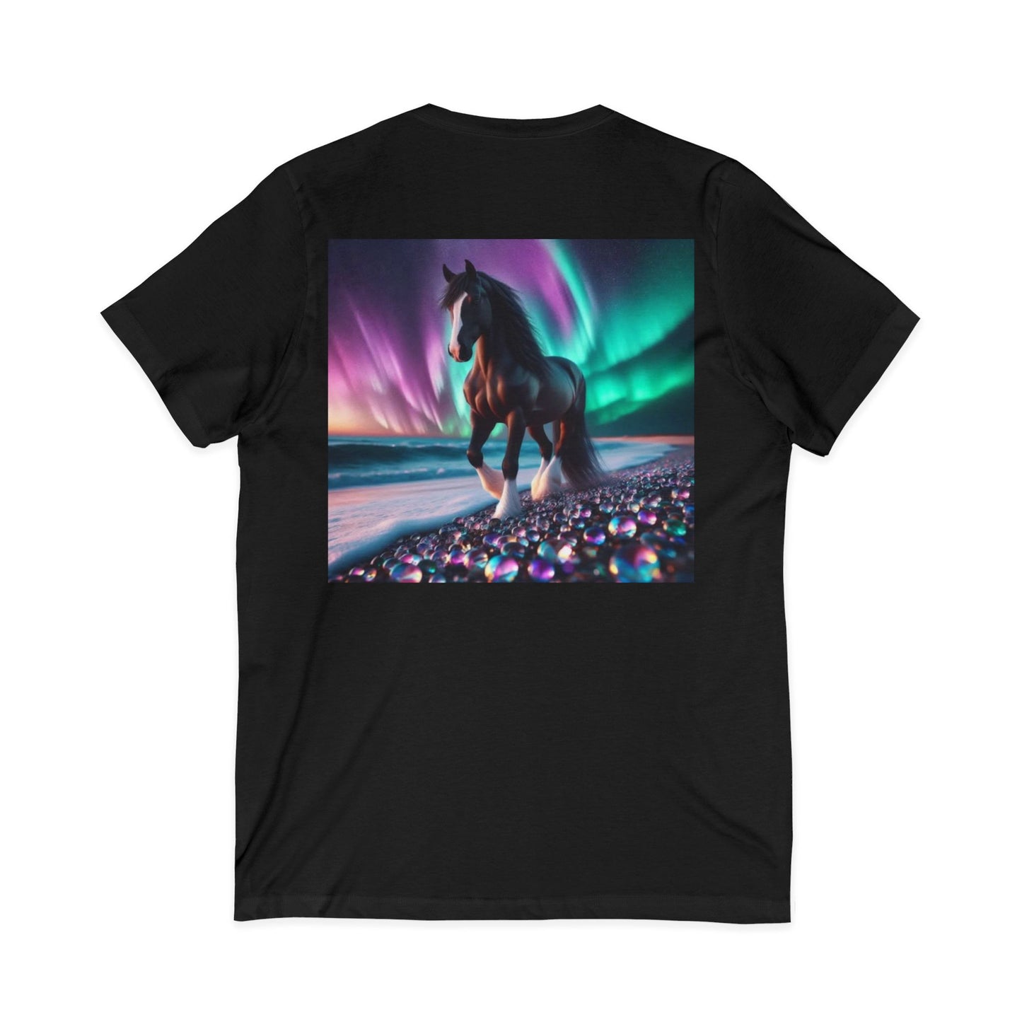 Midnight Magic Unisex Short Sleeve V-Neck Tee