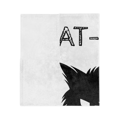 CAT-titude Velveteen Microfiber Blanket