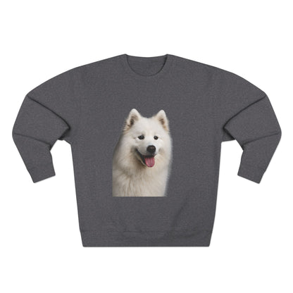 Samoyed Head Unisex Crewneck Sweatshirt