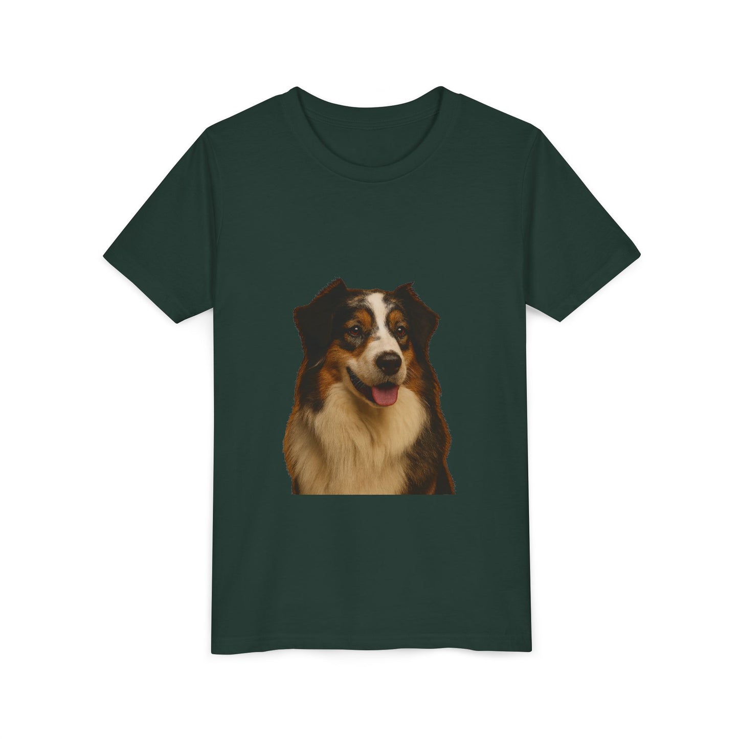 Aussie Head Youth Unisex Short Sleeve Crewneck Tee