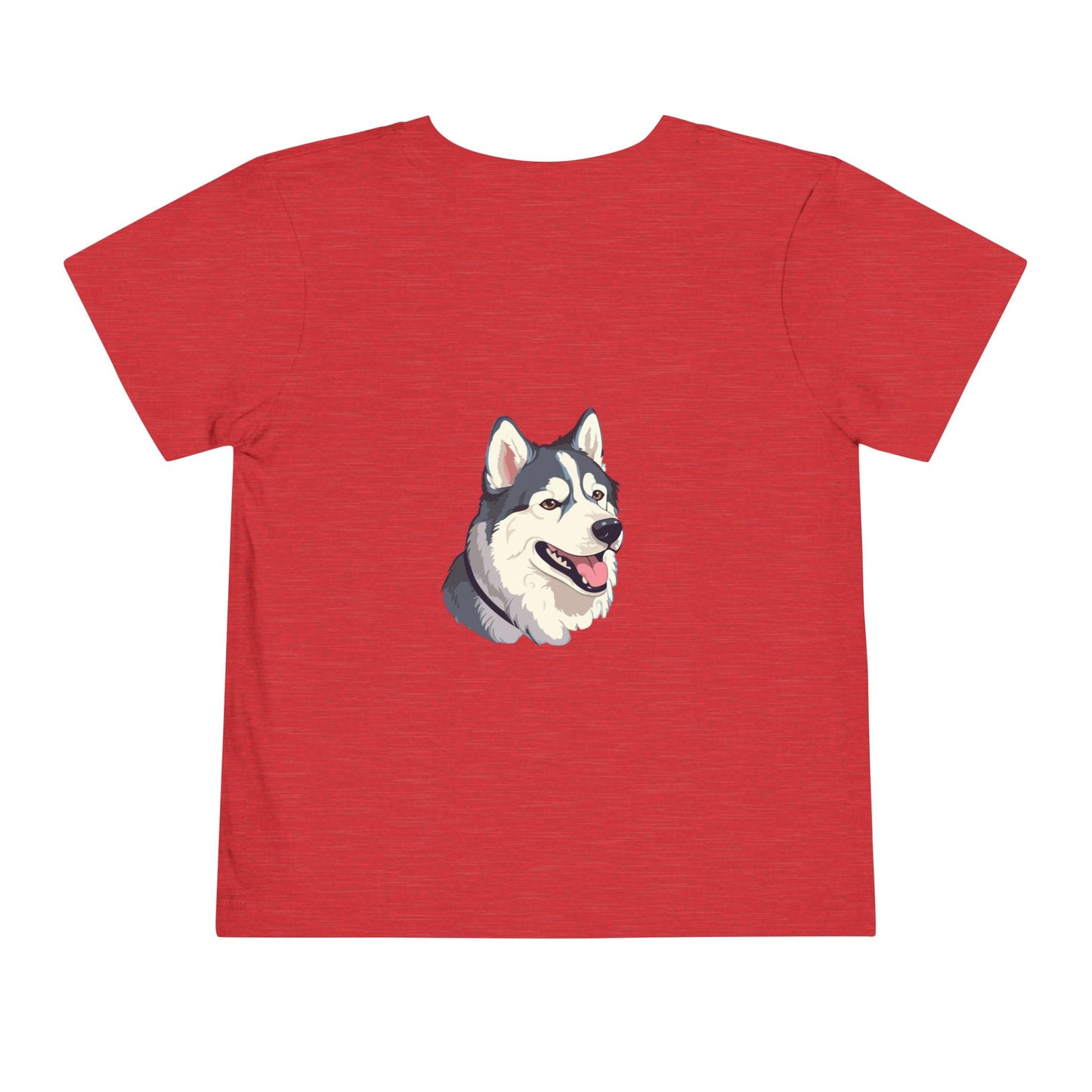 Malamute Head Toddler Unisex Short Sleeve Crewneck Tee
