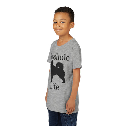 Sasshole Life Youth Unisex Short Sleeve Crewneck Tee
