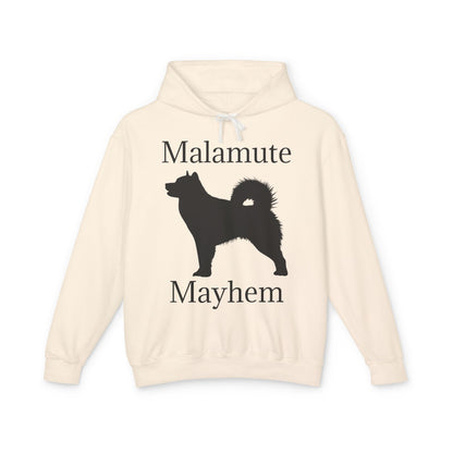 Malamute Mayhem Unisex Lightweight Hoodie