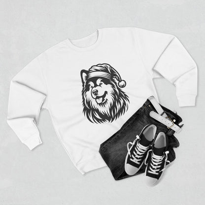 Santa Paws Malamute Unisex Crewneck Sweatshirt