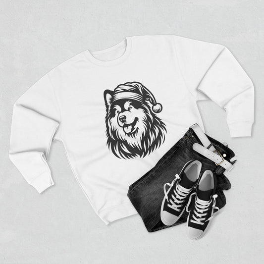 Santa Paws Malamute Unisex Crewneck Sweatshirt